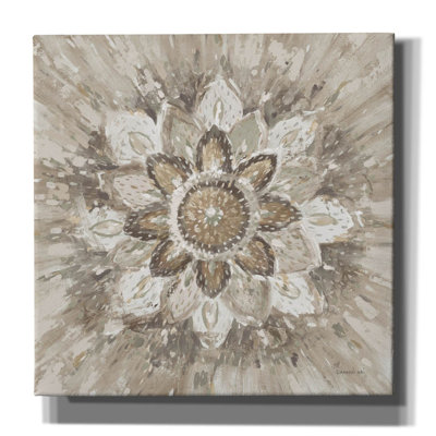  'Spice Mandala Neutral' by Danhui Nai Canvas Wall Art