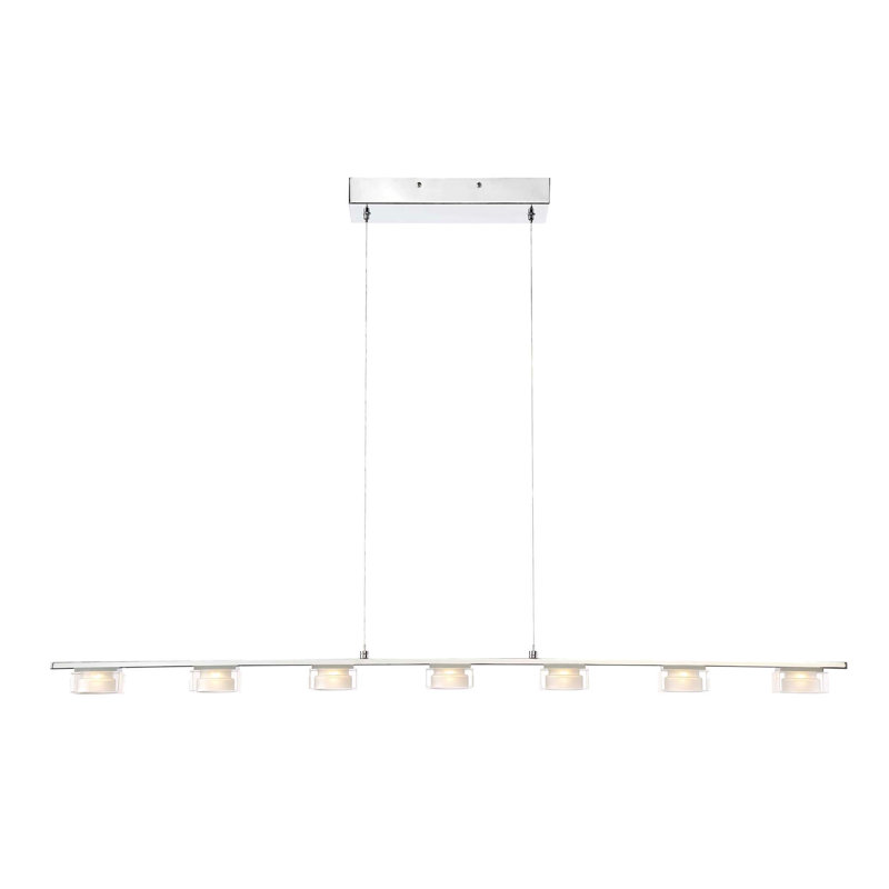 Abston 7 - Light LED Kitchen Island Pendant