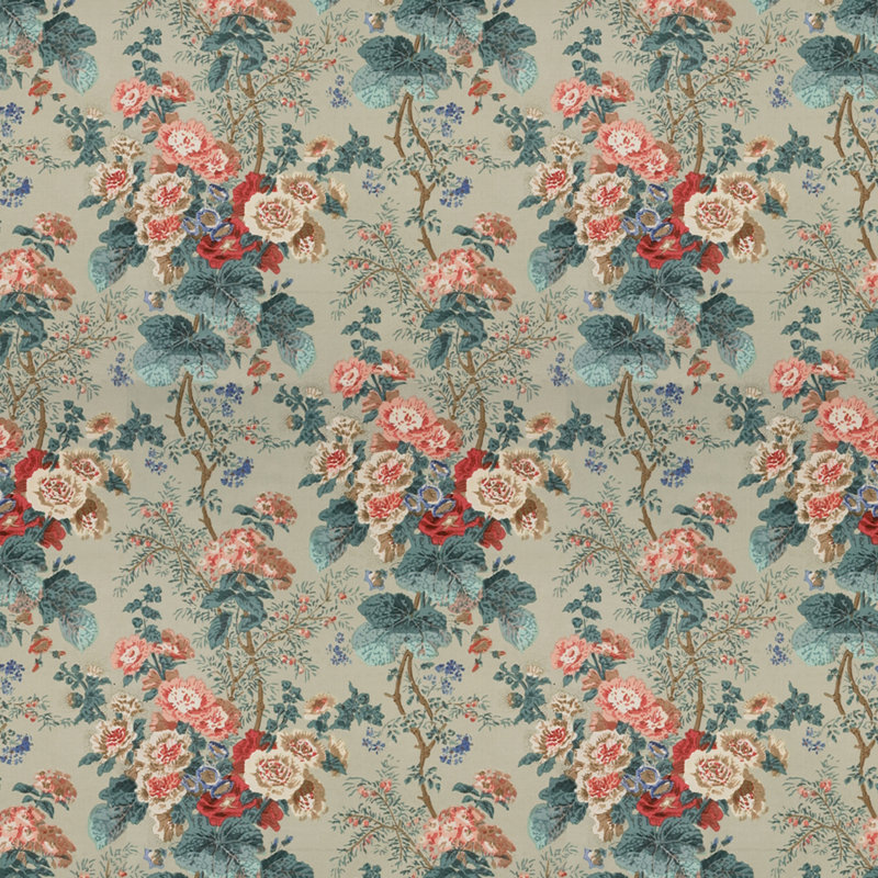 Hollyhock Hdb 47" Fabric, Green