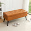 Banc de rangement avec banc de rangement pour l'extrémité de la chambre à coucher Banc de pied de lit Banc de hall d'entrée Banc de rangement avec repose-pieds l 43,3 po x 17,7 po