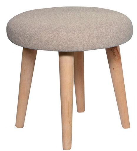 Shetland Vanity Stool, Beige