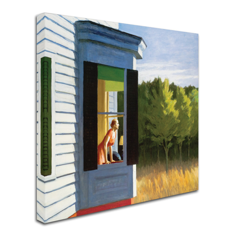 «Cape Cod Morning» par Edward Hopper - reproduction, H 18 po x l 18 po