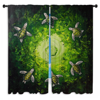 Rideaux de fenêtre Green Sea Turtles