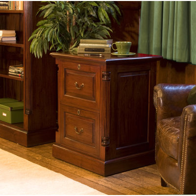 Tarawa 65cm Wide Solid Wood File Cabinet