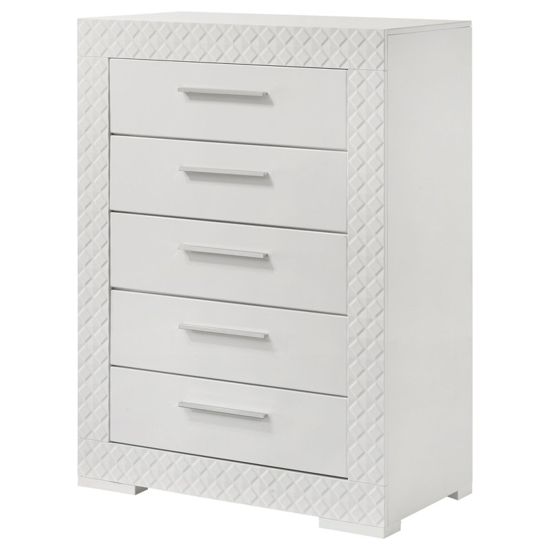 Commode de chambre à 5 tiroirs Pierce