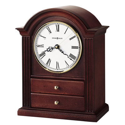 Roman Numeral Ash Solid Wood Quartz movement / Crystal Tabletop Clock