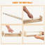 Wood Wall Organizer with Wall Baskets