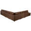Canapé modulaire en cuir Gustav
