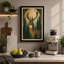 Forest Deer Scandinavian - Wrapped Canvas-1714009648-1714009650