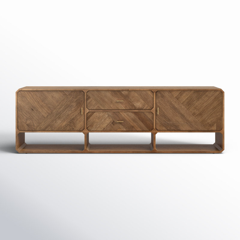 Harris TV Stand for TVs up to 85", Natural Ash