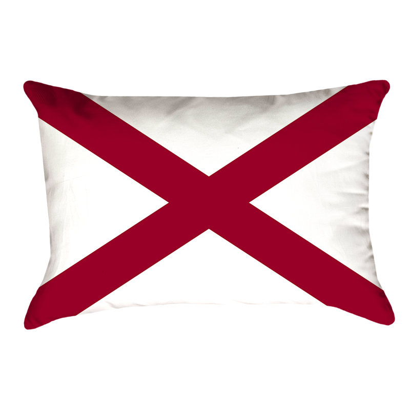 Coussin intérieur/extérieur brumit alabama flag, Coussin lombaire, Propriétés UV