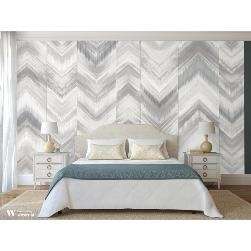 Murale Modern, Gris, L 117,96 po x l 175 po