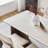 Solid Wood Base Dining Table-340828919