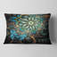Coussin lombaire floral fractal