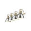 Ensemble de meuble-lavabo 4 lumières Brynnan-107150010-107150011