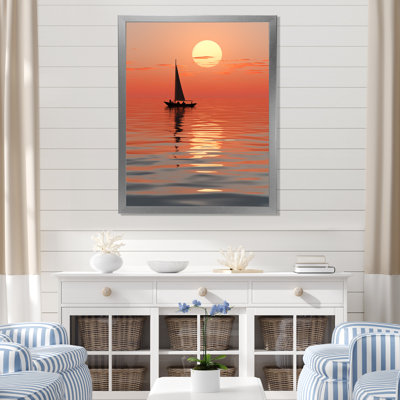 Coastal Sunset Serenity sur impression sur toile