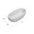 Avalon NativeStone Concrete Freestanding Oval Soaking Bathtub-17150715-32504371