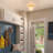 Alabaster Look Glass Globe Flush Mount