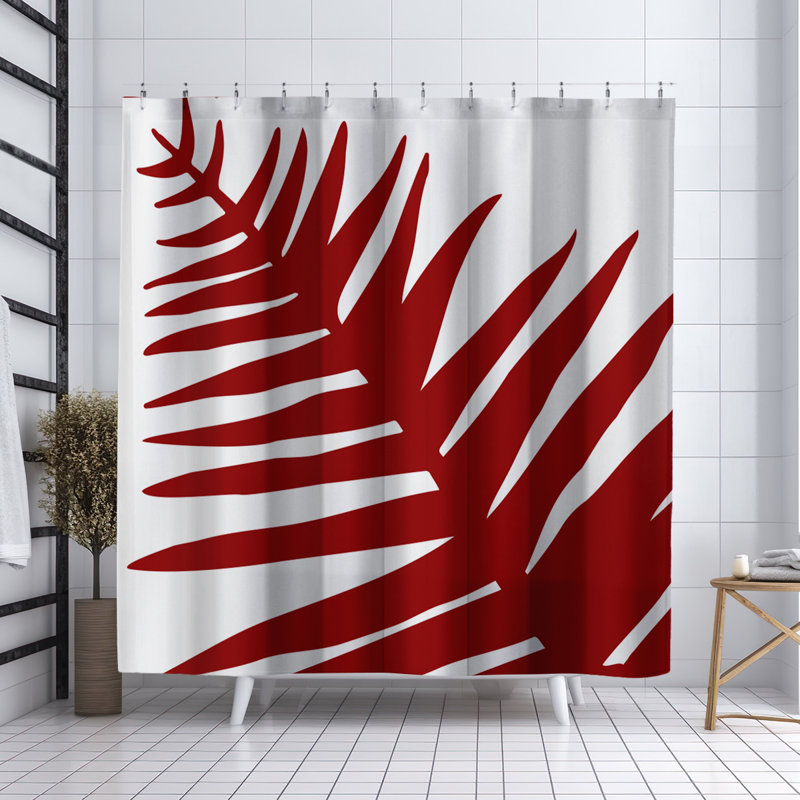Rideau de douche Coco, Rouge