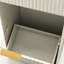 Poubelle inclinable 10 gallons avec tiroir coulissant à grain de bois - organisateur de cuisine / salle de bain polyvalent blanc antique-122049291