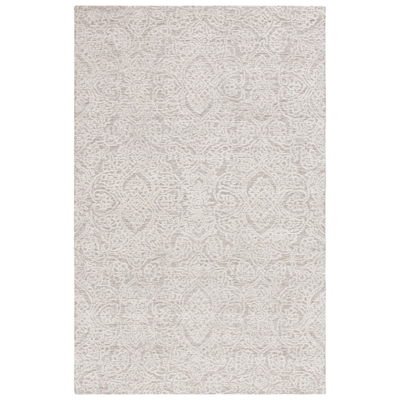 Metro Floral Area Rug In Natural / Ivory, Rectangle 152 x 244 cm
