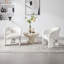Fauteuils d'appoint demi-tonneau modernes Mid-Century-1343807555