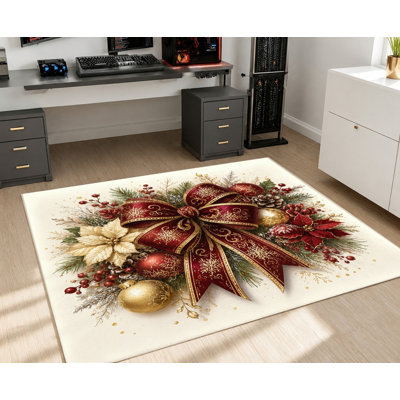 Tapis lavable à la machine Christmas Christmas
