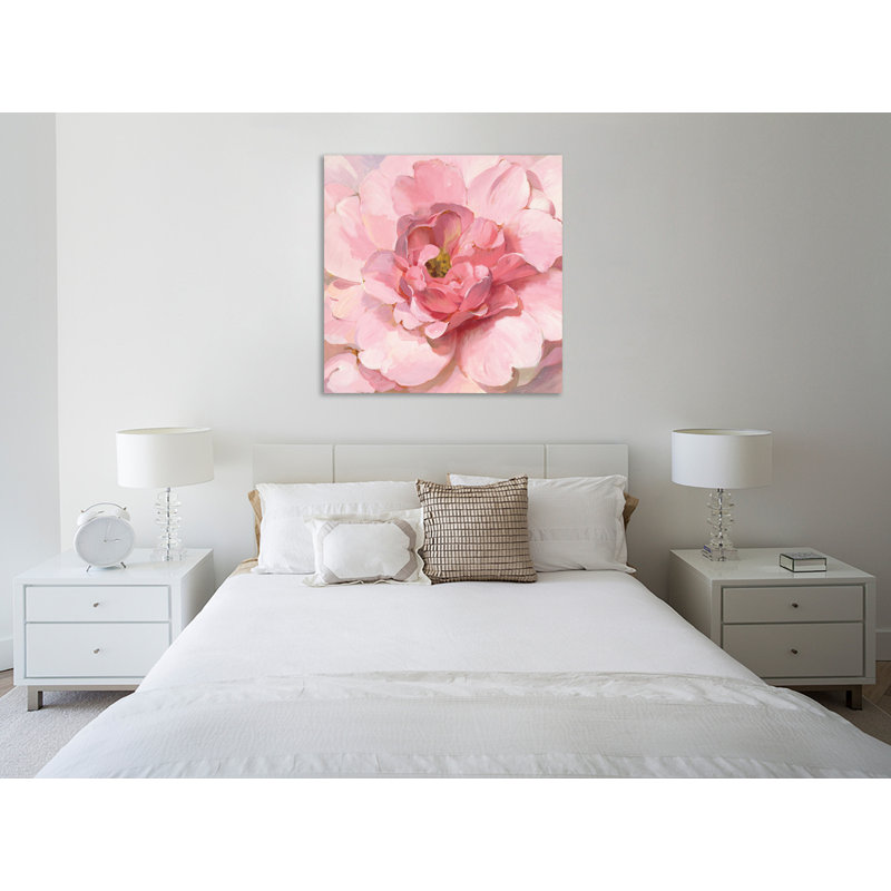 «Blush Peony», toile tendue par Danhui Nai, H 12 po x l 12 po x P 1,5 po