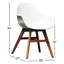 Ensemble de 2 chaises de patio en bois avec accoudoirs Rafael-1289283167