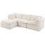 Canapé modulaire avec repose-pieds Cloud-Style-780000576