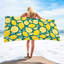 Serviette de bain Serviette de plage en microfibre Serviette de bain super colorée Housse de plage anti-sable Serviette polyvalente pour piscine 30 x 60 pouces