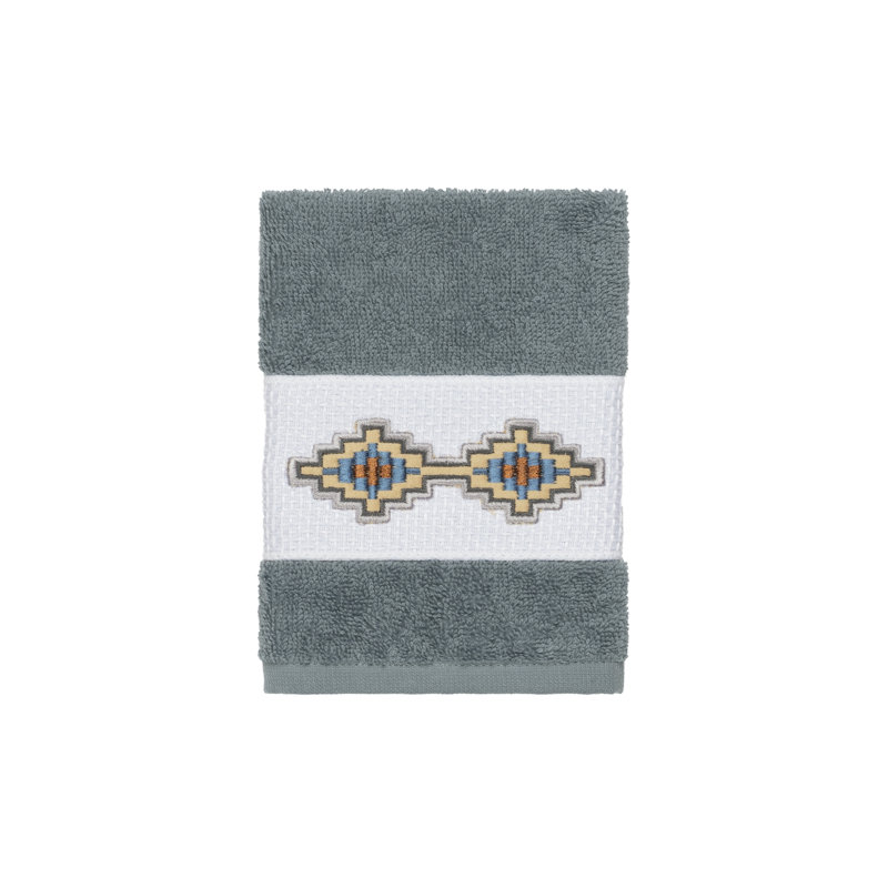Gianna Turkish Cotton Midweight Washcloth, Teal