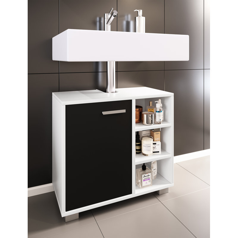 Sarriah Bathroom Storage, Matt black