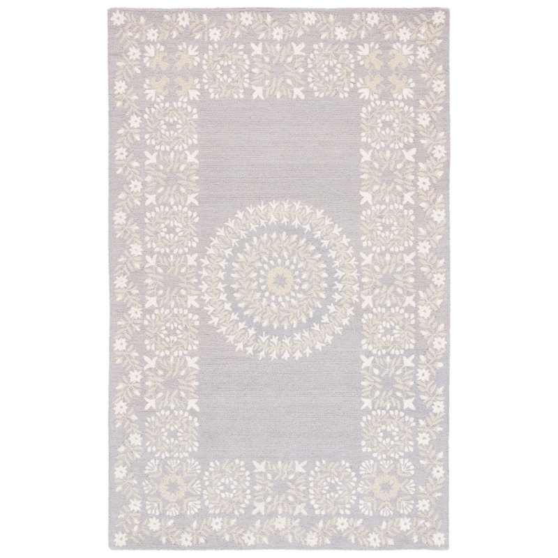 Tapis gris / vert Empire 826, Rectangle de 5 pi x 8 pi