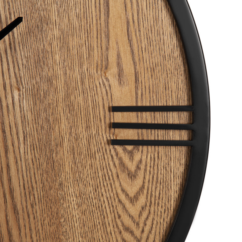 Horloge murale Minimal, Brun