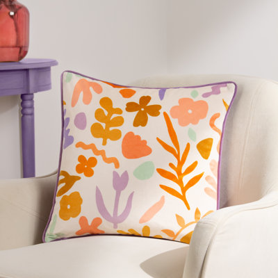Amelie Doodles Abstract Square Cushion