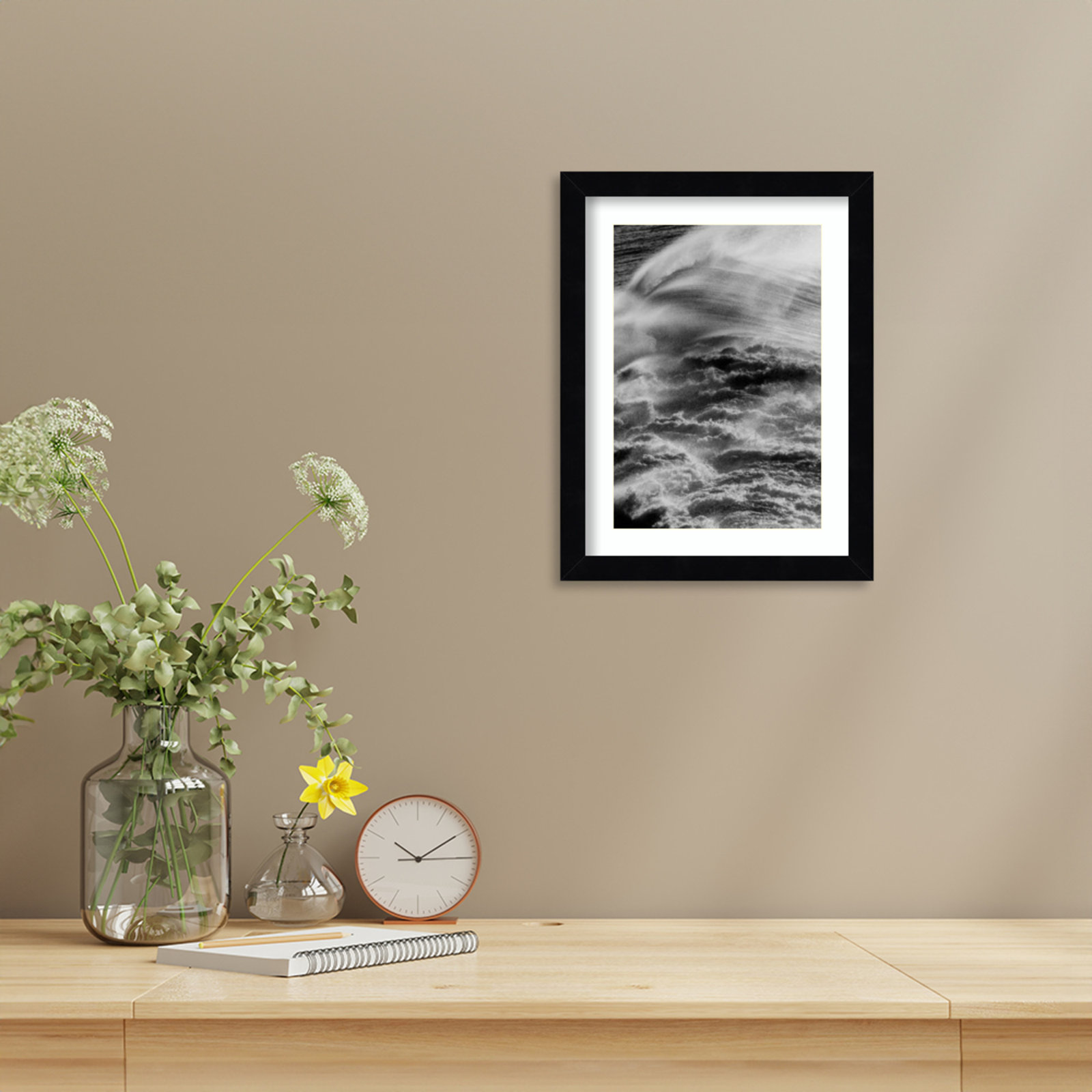 Sea Offerings by Shot by Clint Wood Framed Wall Art Print, 13" H x 10" W, Black