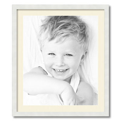 Wood Matte Picture Frame with Mat