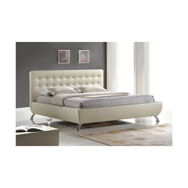 Frankel Vegan Leather Platform Bed, King
