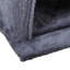 Grey Double - Layer Cat Tree Featuring House And , Made Of Particleboard Flannel, 19.7 Inches Deep, 17.7 Wide, 34 High, 25.71 Lbs, Secure Build, Two Sleeping Zones, On Top, Easy To Follow Assembly