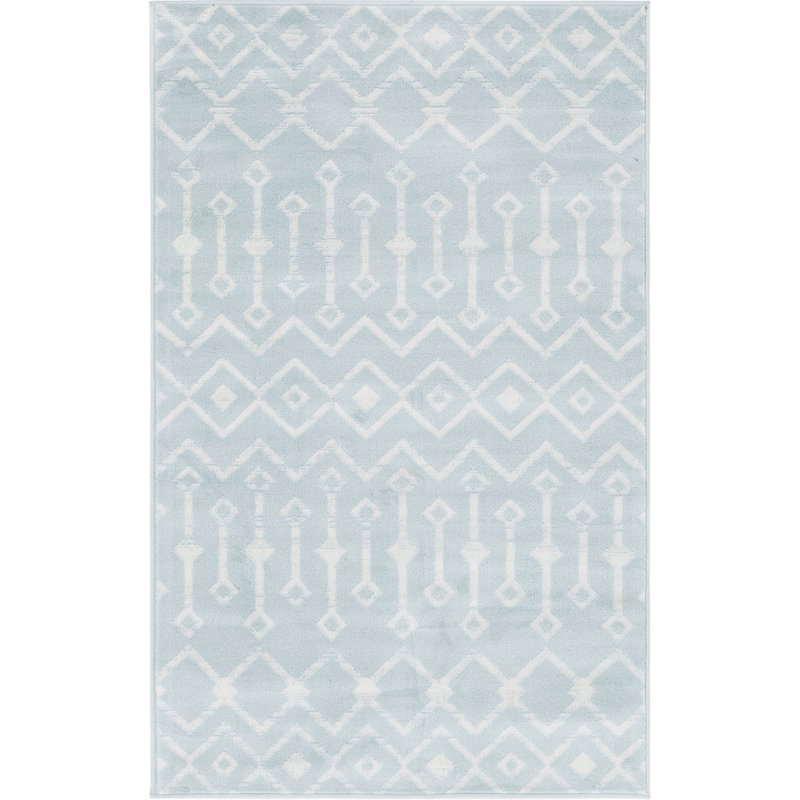 Aemtenan Abstract Indoor Rug, Rectangle 3'3" x 5'3"