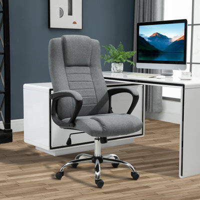 Zipcode Design Brock Linen Executive Chair