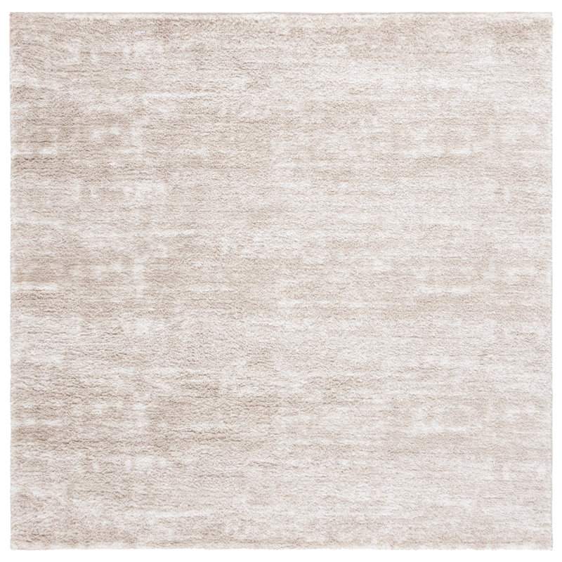 Valierius Penelope Shag Performance Abstract Rug, Square 6'7"