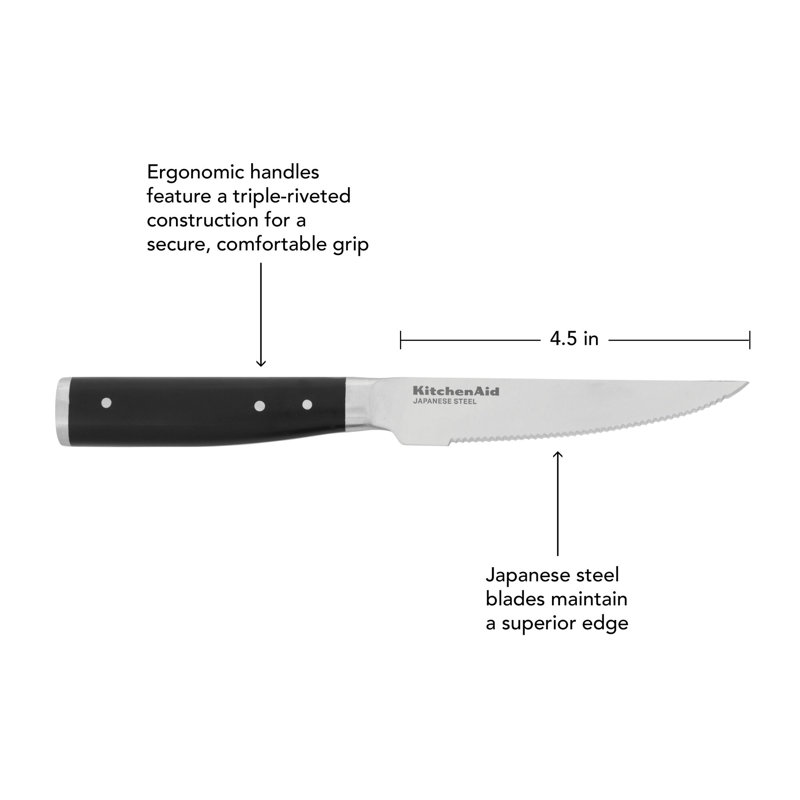 Ensemble de 4 couteaux à steak KitchenAid® Gourmet
