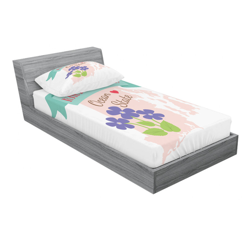 Microfiber Sheet Set, Twin Sheet Set + Fitted Sheet + 1 Pillowcases