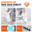 Chaise de douche VEVOR pour douche intérieure, siège de douche pivotant à 360 degrés, tabouret de douche à hauteur réglable