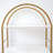 66.14''H x 23.62''W Etagere Bookcase 5 Tier Metal Arched Bookcase