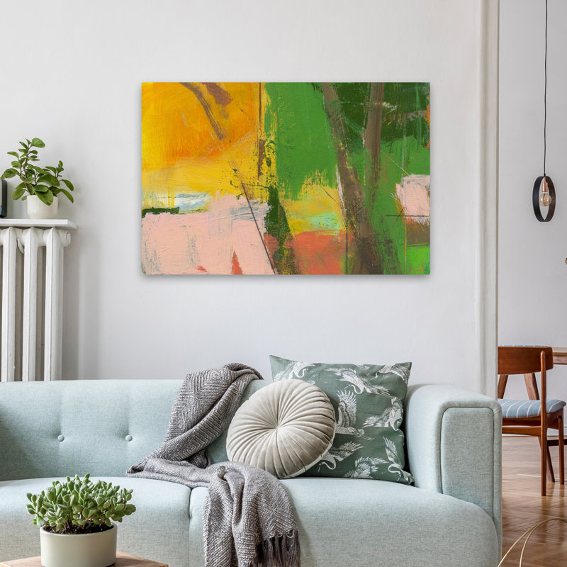 «Pink Light Fragment 9» - Art abstrait, H 24 po x l 36 po