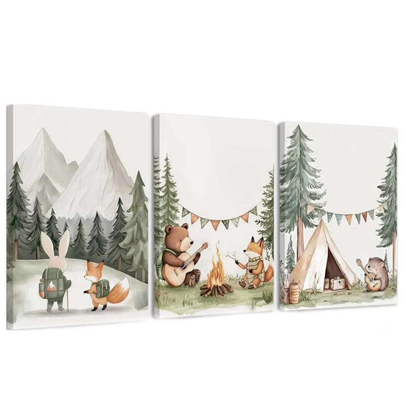 3 Piece Wrapped Canvas Print