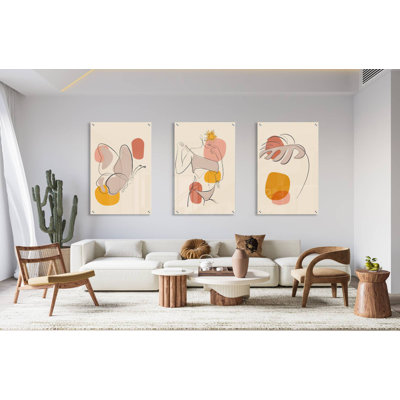 Tendresse - ensemble de 3 reproductions sans cadre